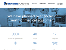Tablet Screenshot of genesis-planning.com